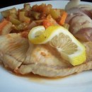 Baked Halibut with Worcestershire Sauce